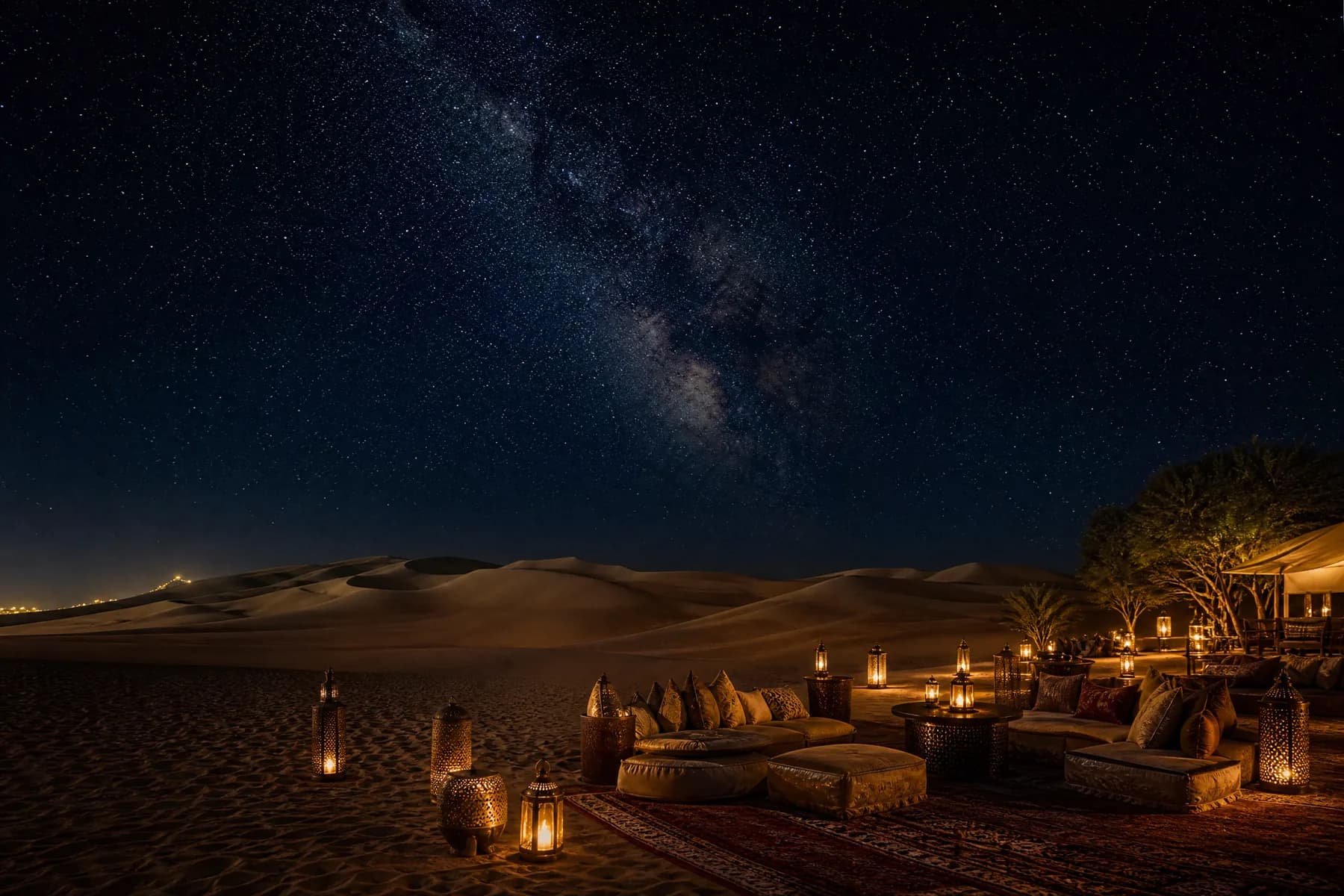Evening Desert Safari with Camel Ride & Stargazing
